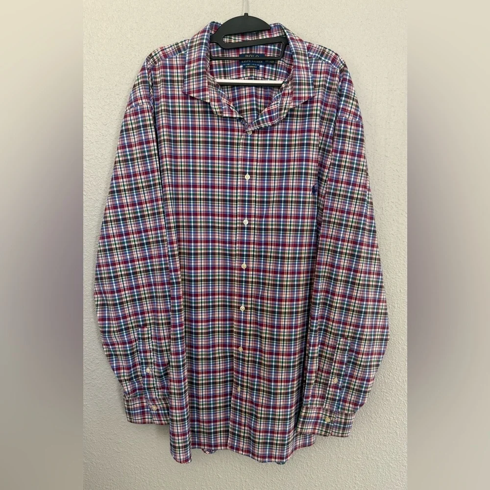 Men’s Polo Ralph Lauren Performance L/S Shirt size 3XB